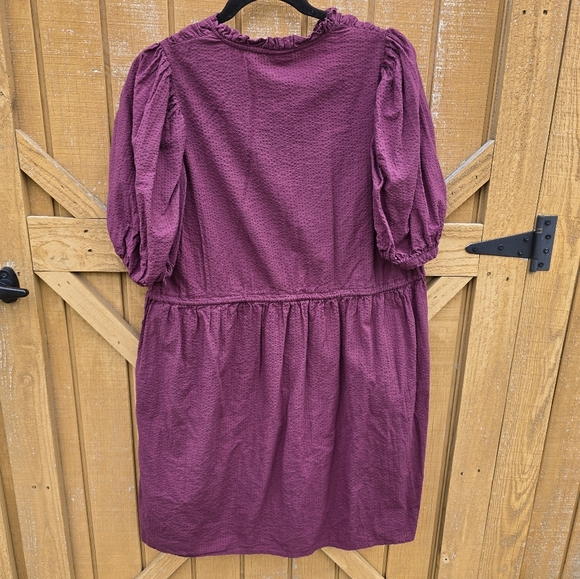 Elegant Purple Women's Dress - Picture 3 of 3